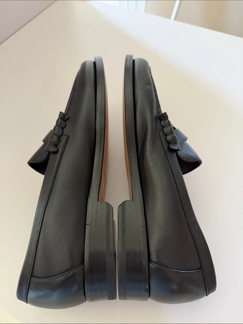 Todd Snyder Classic Mens Black Leather Penny Loafers Sz 10.  New Tub9